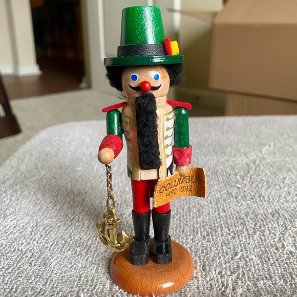 Vintage Mini Steinbach Christopher Columbus Nutcracker - Picture 2 of 2